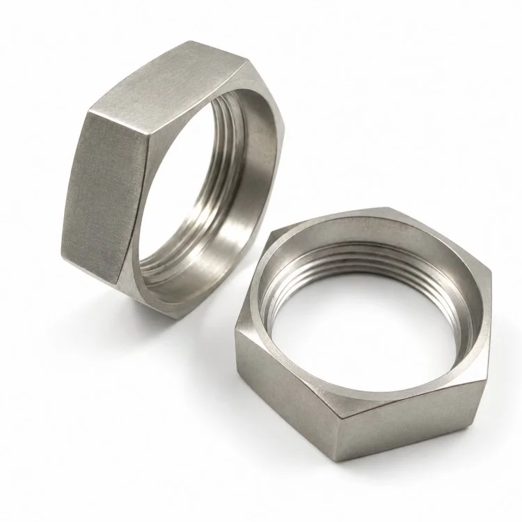 Precisie CNC-gefreesde dunne zeskantige borgmoer